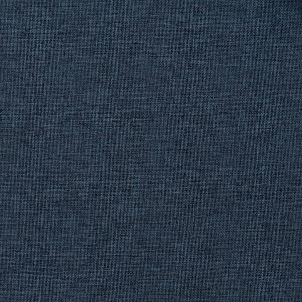 Cortinas opacas con ganchos look de lino 2 pzas azul 140x175 cm M 3