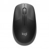 Ratón inalámbrico logitech m190/ hasta 1000 dpi/ gris marengo 1