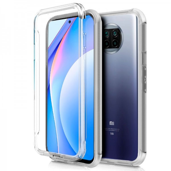 Funda COOL Silicona 3D para Xiaomi Mi 10T Lite (Transparente Frontal + Trasera) D