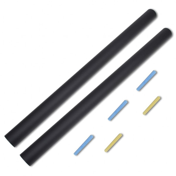 Rollo adhesivo de pizarra de pared con tizas 2 uds 0.45 x 2 m M 5