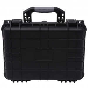 Caixa de equipamento protetora 40.6x33x17.4 cm preto H