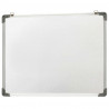 Quadro de escrita magnético 70x50 cm aço branco 4