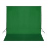 Fundo fotográfico s/ suporte algodão verde 300x300cm chroma key 1