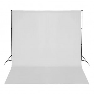 Telón de fondo para fotografía algodón blanco 300x300 cm H