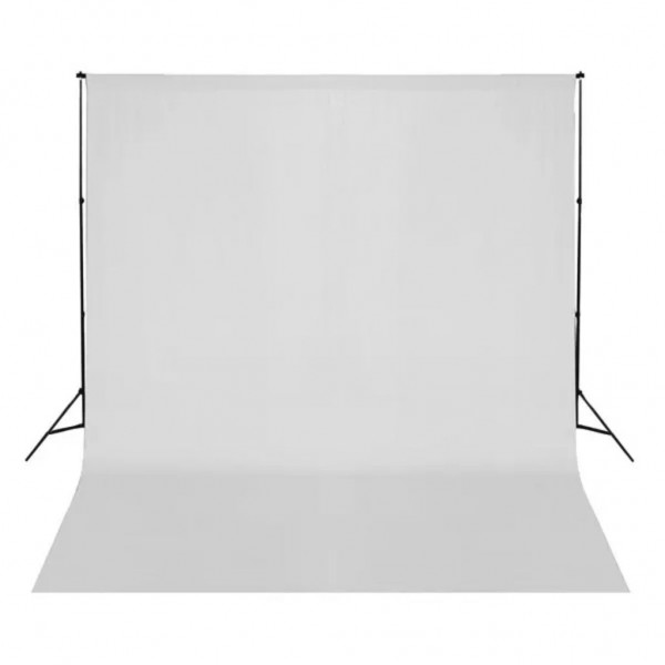 Telón de fondo para fotografía algodón blanco 300x300 cm M 2
