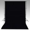 Telón de fondo para fotografía algodón negro 600x300 cm 2