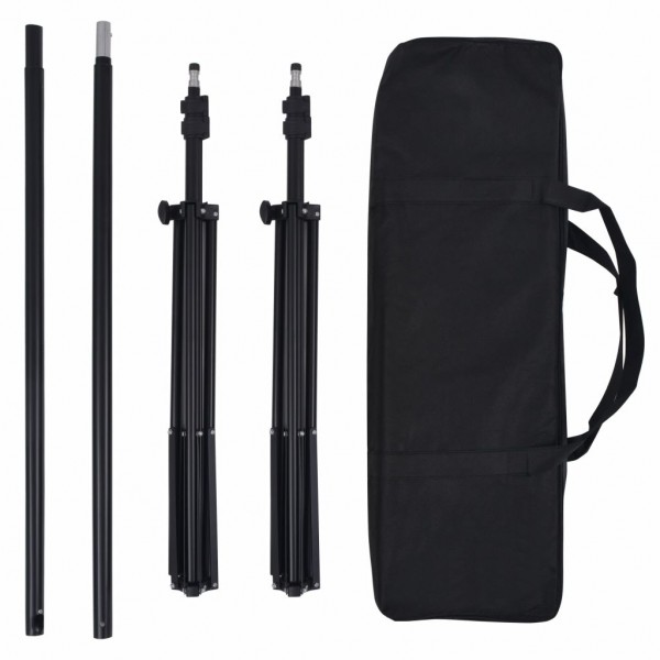 Kit estúdio fotográfico c/ 5 fundos coloridos e moldura ajustável M 4