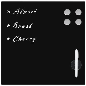 Pizarra magnética de pared vidrio 50x50 cm H