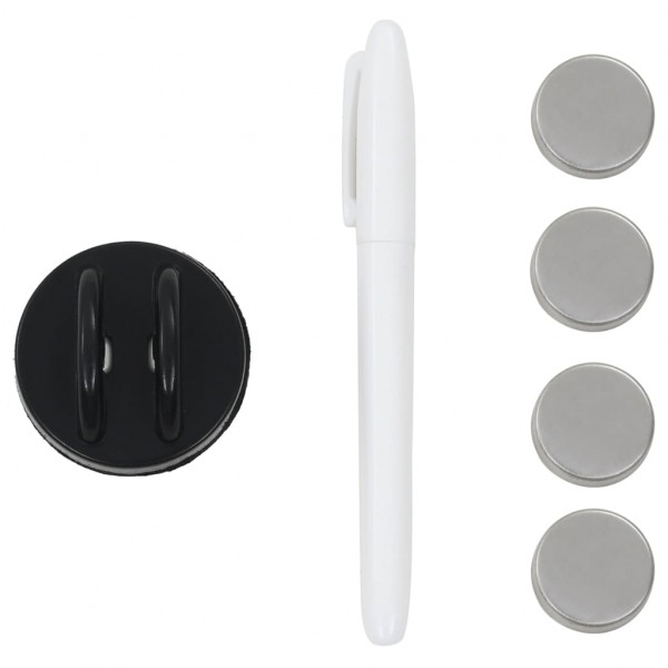 Pizarra magnética de pared vidrio 50x50 cm M 4