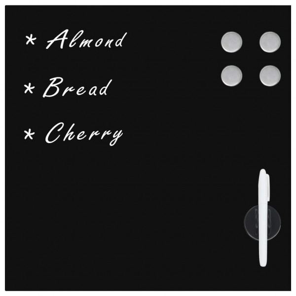 Pizarra magnética de pared vidrio 60x60 cm M 2