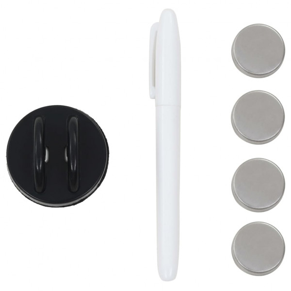 Pizarra magnética de pared vidrio 60x60 cm M 4