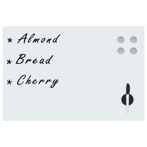 Pizarra magnética de pared vidrio 50x30 cm M 2