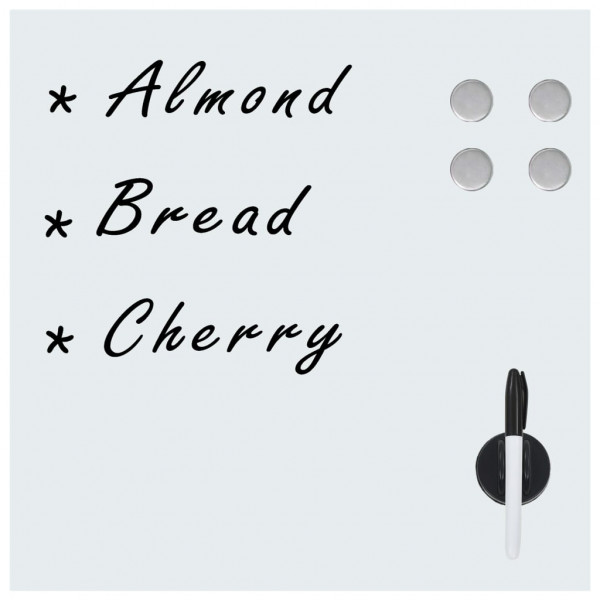 Quadro magnético em vidro para parede 50x50 cm M 3