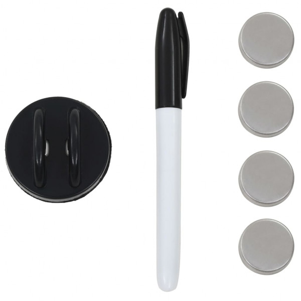 Pizarra magnética de pared vidrio 60x60 cm M 4