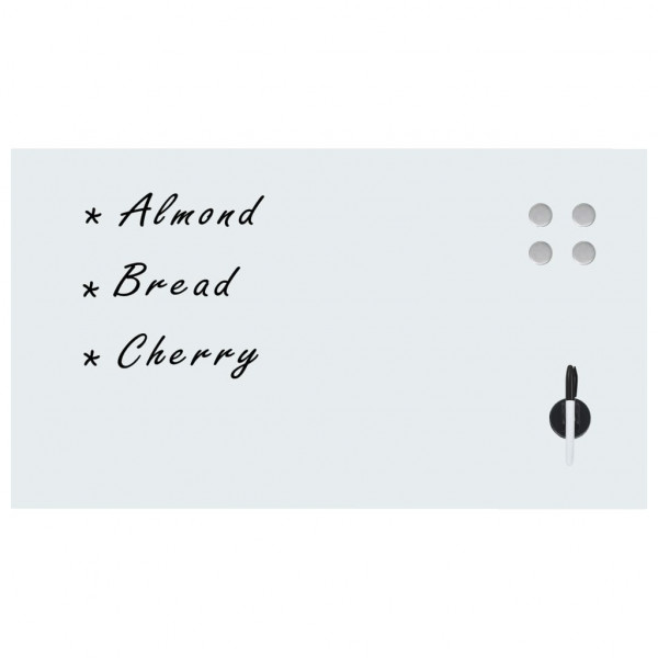 Pizarra magnética de pared vidrio 120x60 cm M 2