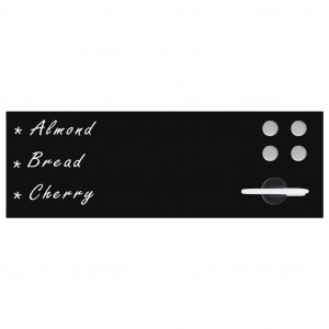 Quadro magnético em vidro para parede 60x20 cm H