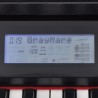 Piano digital de 88 teclas com pedais. placa de melamina preta 4