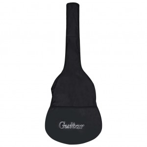 Funda para guitarra clásica 4/4 tela negro 100x37 cm H