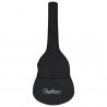 Funda para guitarra clásica 3/4 tela negro 94x35 cm 2