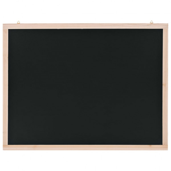 Pizarra de pared de madera de cedro 60x80 cm M 3