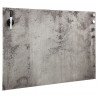 Pizarra magnética de pared vidrio 80x60 cm 2