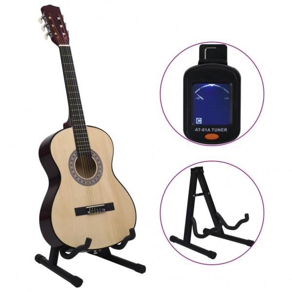Set de guitarra clásica para principiantes 12 piezas 4/4 39 M 3