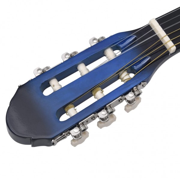 Guitarra clássica para iniciantes 4/4 39 madeira de tilia azul M 4