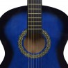 Guitarra clásica para principiantes madera de tilo azul 4/4 39 5