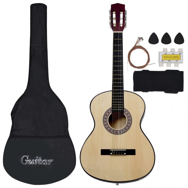Set de guitarra clásica para principiantes 8 piezas 3/4 36 M 2