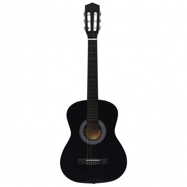 Guitarra clássica iniciantes/crianças 3/4 36 preto M 3