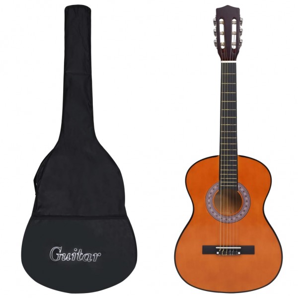 8 pcs conjunto de guitarra clássica para iniciantes 3/4 36 D