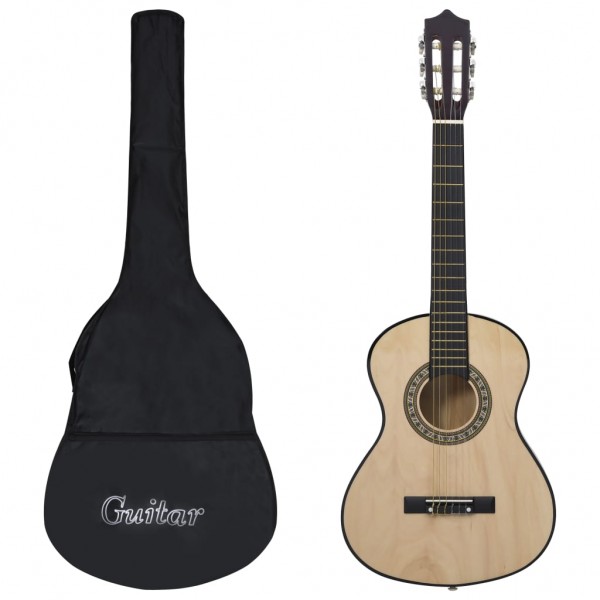 Set de guitarra clásica para niños principiantes 8 pzas 1/2 34 D