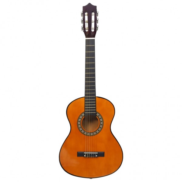 Guitarra clássica iniciantes/crianças 1/2 34 madeira de tilia M 2