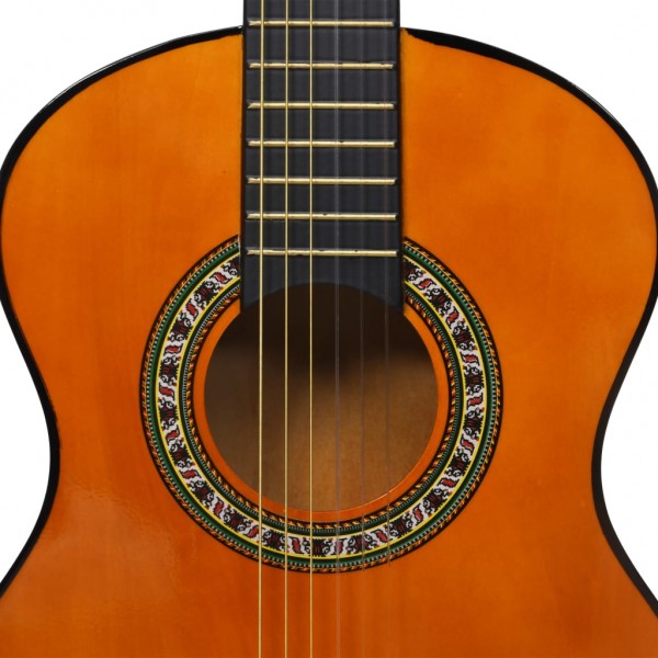 Guitarra clássica iniciantes/crianças 1/2 34 madeira de tilia M 5