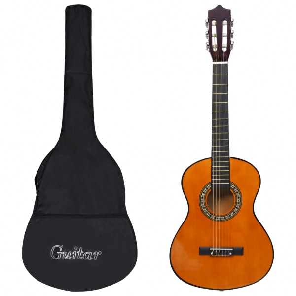 8 pcs conjunto guitarra clássica para iniciantes 1/2 34 D