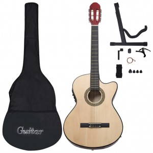 Set de guitarra occidental 12 pzas con ecualizador y 6 cuerdas H