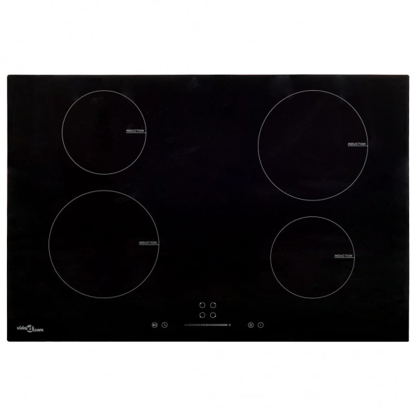 Placa de inducción con 4 quemadores control táctil 77 cm 7000 W D