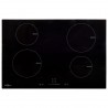 Placa de inducción con 4 quemadores control táctil 77 cm 7000 W 1