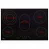 Vitrocerâmica com 5 queimadores controlo táctil 90 cm 8500 W 4