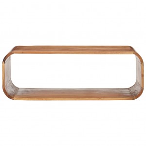 Mesa de centro de madera maciza de acacia 90x50x30 cm H