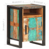 Mesita de noche de madera maciza reciclada 40x35x55 cm 5