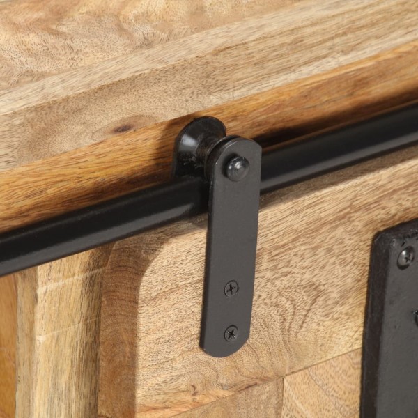 Móvel de TV 90x35x40 cm madeira de mangueira maciça M 3