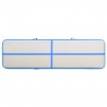 Colchão de ginástica insuflável c/ bomba 800x100x15 cm PVC azul 5