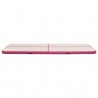Colchão de ginástica insuflável c/ bomba 700x100x20 cm PVC rosa 4