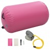 Rollo hinchable de gimnasia con bomba PVC rosa 100x60 cm 1