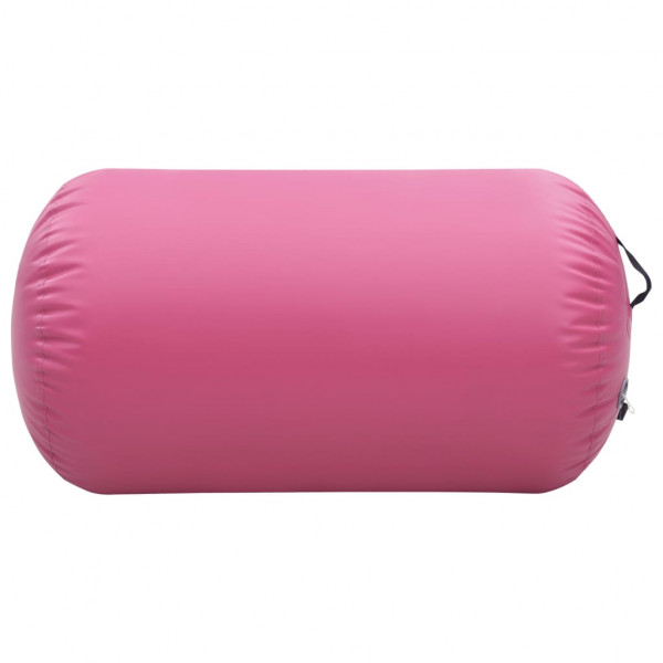 Rollo hinchable de gimnasia con bomba PVC rosa 100x60 cm M 3