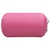 Rolo de ginástica/yoga insuflável com bomba 100x60 cm PVC rosa 3