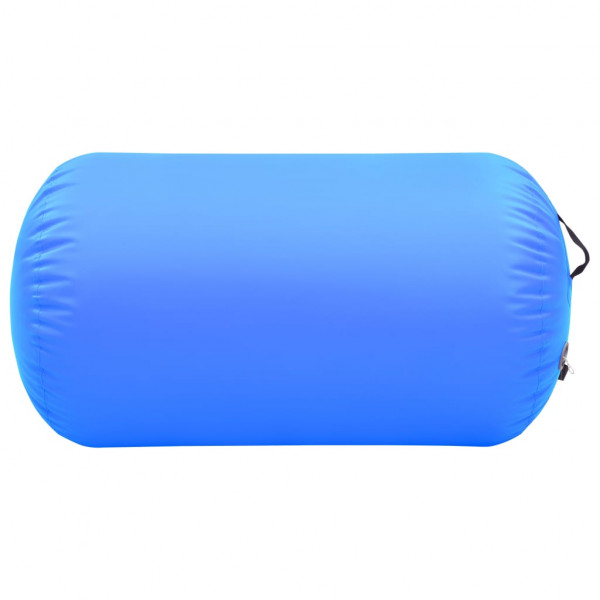 Rolo de ginástica/yoga insuflável com bomba 100x60 cm PVC azul M 3