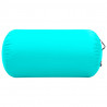 Rollo hinchable de gimnasia con bomba PVC verde 120x75 cm 3