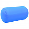 Rollo hinchable de gimnasia con bomba PVC azul 120x75 cm 5